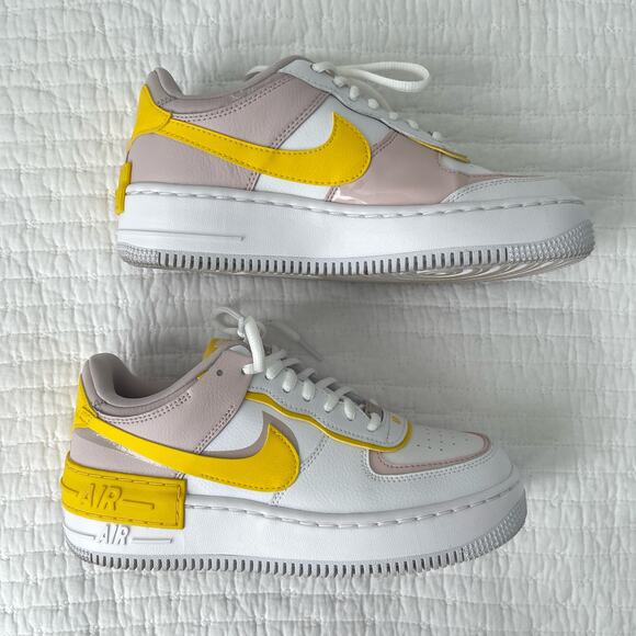 Like New in Box Nike AirForce 1 Shadow 'Sunshine' Sneakers 7.5 - Picture 2 of 10